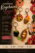 MEXICAN FOOD KEYCHAINS